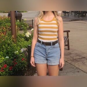 American Eagle striped tank top